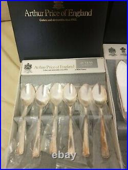 Arthur Price Grecian Sovereign Grade Silver 6 box. 26 Piece Cutlery Canteen
