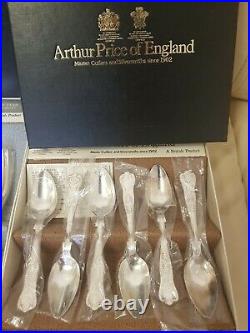 Arthur Price Grecian Sovereign Grade Silver 6 box. 26 Piece Cutlery Canteen