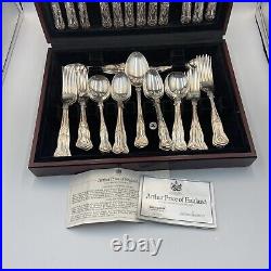 Arthur Price John Mason 44 Piece Cutlery set Canteen Wooden Box silver plate