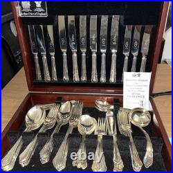 Arthur Price Of England Stainless Steel Silver Plated Cutlery Set 75 Piece Set