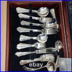 Arthur Price Of England Stainless Steel Silver Plated Cutlery Set 75 Piece Set