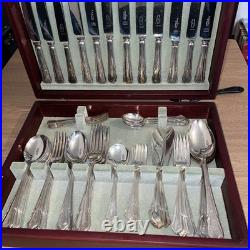 Arthur Price Of England Stainless Steel Silver Plated Cutlery Set 75 Pieces Set