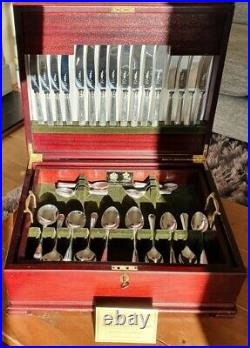 Arthur Price Silver Plate Cutlery bought from Harrods, 84 pieces, preowned