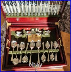 Arthur Price Silver Plate Cutlery bought from Harrods, 84 pieces, preowned