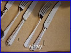 Arthur Price Silver Plated 68-Piece Cutlery Set Complete Boxed