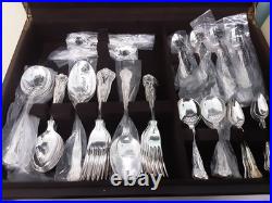 Arthur Price Silver Plated 68-Piece Cutlery Set Complete near mint condition
