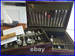 Arthur Price Silver Plated Cutlery Set 63 Pieces