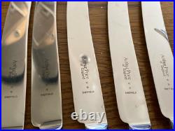Arthur Price Silver Plated EPNS 54 Piece Cutlery Set Kings Pattern 6-Place EXC