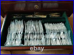 Arthur Price Sovereign Silver Plate Olympic 157 piece Cutlery Set and Canteen