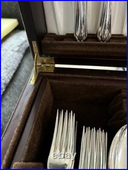 Arthur Price Stainless Steel 94 Piece Cutlery Set Boxed