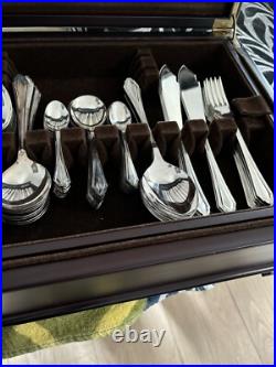Arthur Price Stainless Steel 94 Piece Cutlery Set Boxed