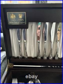 Arthur Price Stainless Steel 94 Piece Cutlery Set Boxed