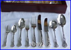 Arthur Price of England 50 Piece Silver Plated Canteen Cutlery Set EPNS A1