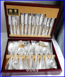 Arthur Price of England 50 Piece Silver Plated Canteen Cutlery Set EPNS A1
