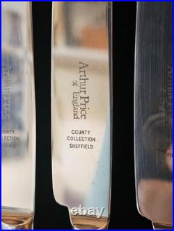 Arthur Price of England 60 Piece Silver Service Cutlery Set County Collection Arthur Price of England 60 Piece Silver Service Cutlery Set County Collection