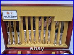 Arthur Price of England Cutlery Set in Wooden Case Mixed Pieces / Part Set -F2