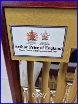 Arthur Price of England Cutlery Set in Wooden Case Mixed Pieces / Part Set -F2