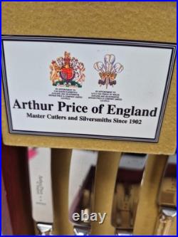 Arthur Price of England Cutlery Set in Wooden Case Mixed Pieces / Part Set -F2