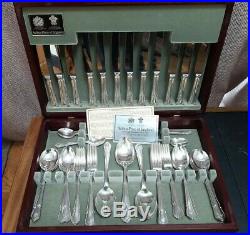 Arthur Price of England Dubarry pattern canteen for 8, 60 pieces