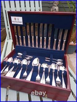 Arthur Price of England Vintage Silver Plated Cutlery Set 33 Piece