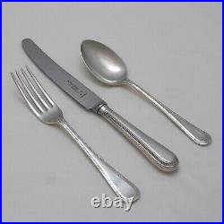BEAD Design Arthur Price of England Silver Service 84 Piece Canteen of Cutlery