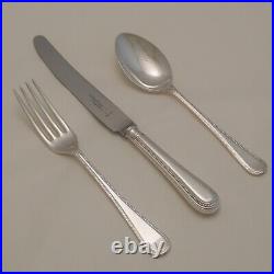 BEAD Design Arthur Price of England Silver Service 86 Piece Canteen of Cutlery