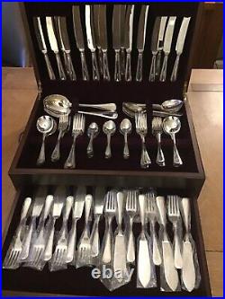 BEAD Design By Osborne of Sheffield England 84 Piece Cutlery Set