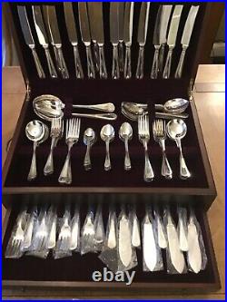 BEAD Design By Osborne of Sheffield England 84 Piece Cutlery Set