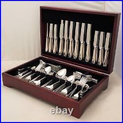 BEAD Design Chinacraft London Silver Service 124 Piece Canteen of Cutlery