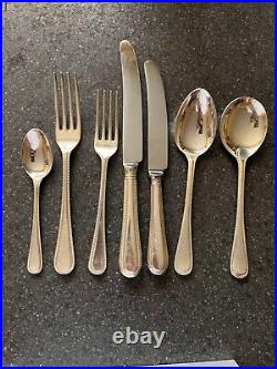 BEAD Design EPNS A1 SHEFFIELD ENGLAND Service Cutlery set of 44 pieces