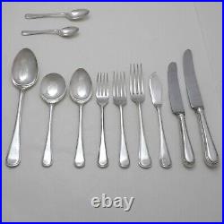 BEAD Design GEORGE BUTLER Kitemark Silver Service 84 Piece Canteen of Cutlery