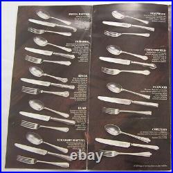 BEAD Design GEORGE BUTLER Kitemark Silver Service 84 Piece Canteen of Cutlery