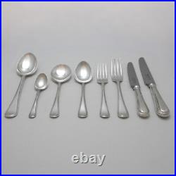 BEAD Design GEORGE BUTLER Sheffield Silver Service 44 Piece Canteen of Cutlery