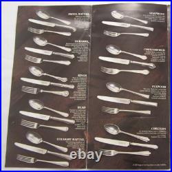 BEAD Design GEORGE BUTLER Sheffield Silver Service 44 Piece Canteen of Cutlery