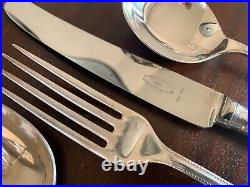 BEAD Design George BUTLER Silver Plated Canteen of Cutlery Set 46 Pieces