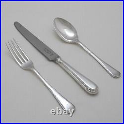 BEAD Design George Butler Heirloom Silver Service 124 Piece Canteen of Cutlery