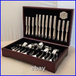 BEAD Design George Butler Kitemark Sheffield Made 84 Piece Canteen of Cutlery