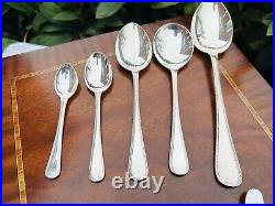 BEAD Design George Butler Sheffield Silver Service 82 Piece Canteen of Cutlery
