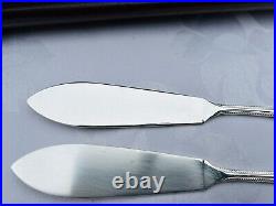 BEAD Design George Butler Sheffield Silver Service 82 Piece Canteen of Cutlery