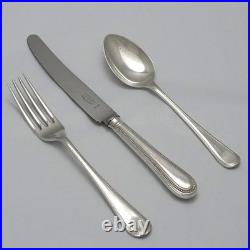 BEAD Design George Butler Sheffield Silver Service 84 Piece Canteen of Cutlery