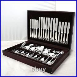 BEAD Design Highlands Sheffield Silver Service 84 Piece Canteen of Cutlery Set