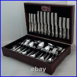BEAD Design JOHN STEPHENSON Sheffield Silver Plated 124 Piece Canteen of Cutlery