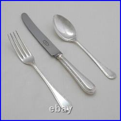 BEAD Design JOHN STEPHENSON Sheffield Silver Service 76 Piece Canteen of Cutlery