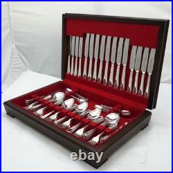 BEAD Design Parkin Silversmiths Silver Service 80 Piece Canteen of Cutlery Set