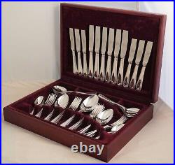 BEAD Design REGENCY Silver Service 44 Piece Canteen of Cutlery Six Settings