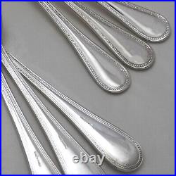 BEAD Design ROBERTS & BELK Sheffield Silver Service 84 Piece Canteen of Cutlery