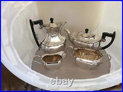 BEAUTIFUL 4 PIECE SILVER PLATED TEA/COFFEE SERVICE (SPTCS 3233) epns sheffield