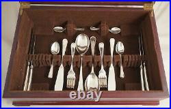 BRITANNIA Design Arthur Price England Silver Service 84 Piece Canteen of Cutlery