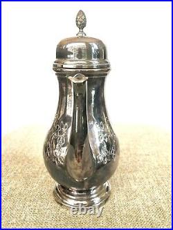Barker Ellis English Silver Plate 3 Piece Tea/coffee Set Pot Creamer Sugar Mint