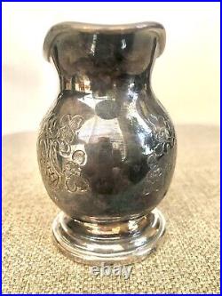 Barker Ellis English Silver Plate 3 Piece Tea/coffee Set Pot Creamer Sugar Mint